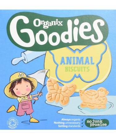 Organix Goodies Organic Animal Biscuits 12mth+ (100g) - Pack of 2 - Buy Online on SooperMarket.com