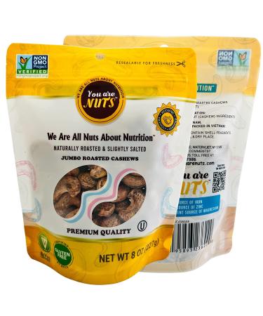 Naturally Roasted & Slightly Salted Cashews - 16 Oz Bag | Whole Cashews | Non GMO, Gluten Free, Vegan, Keto Friendly | Everyday Protein - Buy Online on SooperMarket.com
