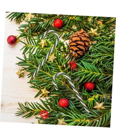 HOLIDYOYO 10pcs Candy Cane Set Canes for Tree Lollipops Large Candy Canes Edible Crutch Christmas Gold Plastic 12.00X4.50X0.70CM - Buy Online on SooperMarket.com