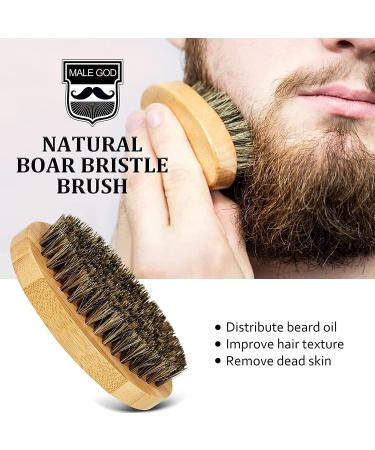 Beard Kit for Men - Beard Care Set with Oil, Balm, Brush, Comb, Scissors & Ebook - Perfect Anniversary Gift for Him - Buy Online on SooperMarket.com