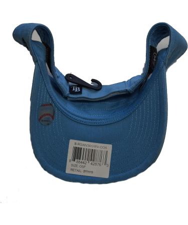 47 Brand Tampa Bay Rays MLB Golf Visor Hat - Columbia Blue | Adjustable One Size - Buy Online on SooperMarket.com