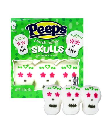 Peeps Marshmallows Candy Halloween Spooky Shaped  Sugar Coated Candy Character Shaped Marshmallow  Pack of 5  32 Pieces - Buy Online on SooperMarket.com