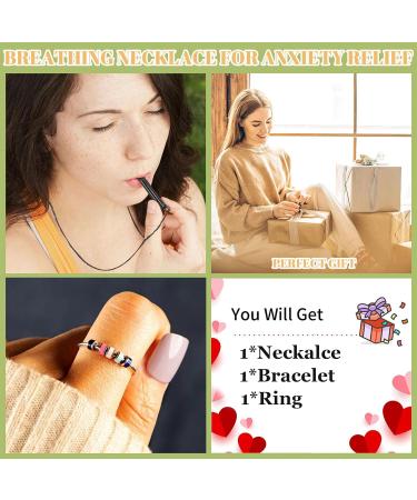 Anxiety Relief Necklace Items Quit/Stop Smoking Aid Breathing Whistles Necklace for Mindful Breathing Stress Relief Meditation Relaxation Calming Down B4:anxiety Relief Items - Buy Online on SooperMarket.com