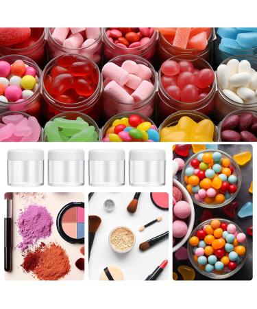 20 Pack 40ml Empty Cream Cans - Transparent Plastic Cosmetic Containers with Mini Partitions for Lip Balm | International Shipping Available - Buy Online on SooperMarket.com