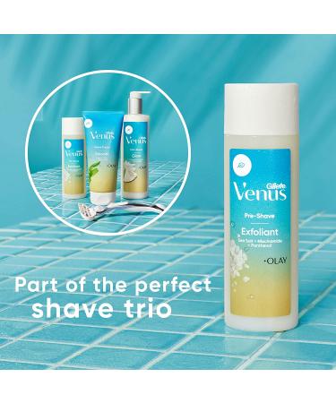 Gillette Venus Women's Pre-Shave Sea Salt Exfoliant Scrub 6.7 oz - Gentle Exfoliation for Smooth Skin - Buy Online on SooperMarket.com