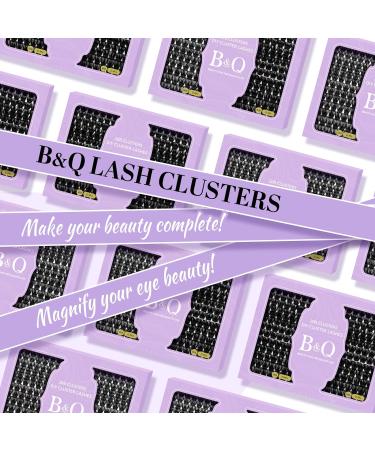 Lash Clusters 208 PCS Individual Eyelash Extensions D-8-16MM B05 Wispy Soft Comfortable Band False Lashes - DIY Lash Kit B05+B05 - Buy Online on SooperMarket.com