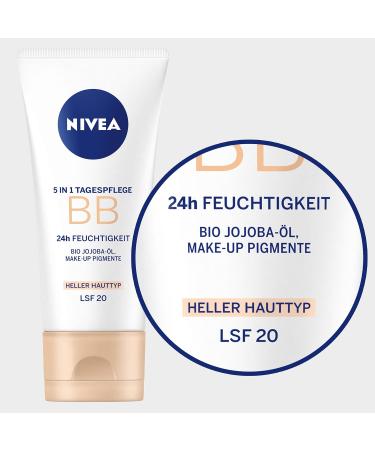 NIVEA Daily Essentials BB Cream 5-in-1 Beautifying Moisturiser Light 50ml - Pack of 1 - Buy Online on SooperMarket.com