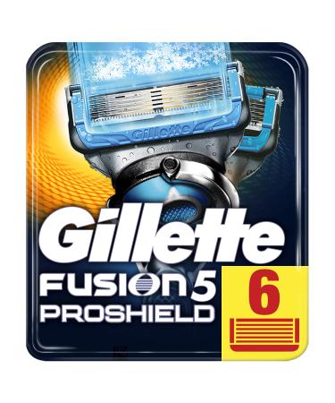 Gillette Fusion ProShield Chill Razor Blades for Men 6 Pack