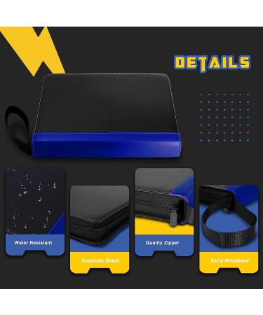 CLOVERCAT Waterproof Trading Card Binder - 720 Double-Sided Pocket Album for Pokmon, Yugioh, MTG and Other TCG - Expandable Display Holder (Dark Blue Edge, Black) - Buy Online on SooperMarket.com