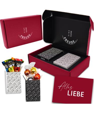 A LITTLE JOY. | Unique ALL THE BEST gift box with the finest Lindt chocolate Hello pralines & greeting card