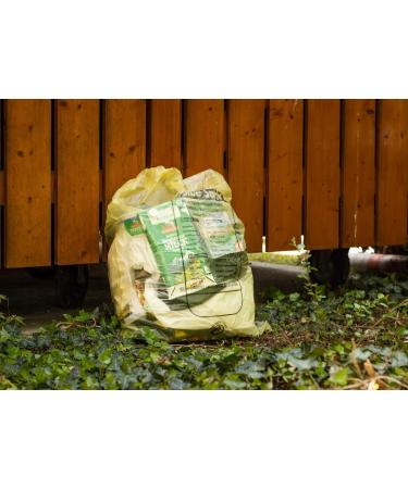 Extra Strong Yellow Recycling Bags with Drawstring - 90 Liters 22 Thickness (Pack of 10) - Durable & Eco-Friendly Shipping Worldwide - Buy Online on SooperMarket.com