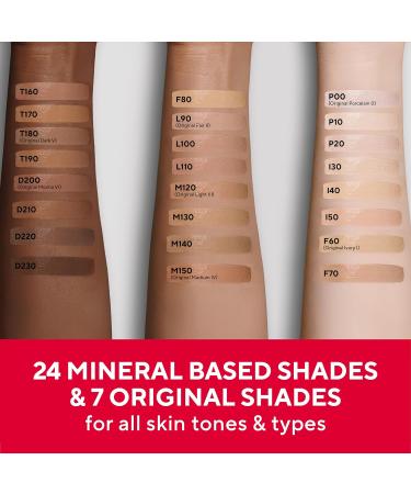 Mirabella Invincible HD Liquid Foundation - Anti-Aging Full Coverage Makeup for All Skin Types (Medium M150) - Moisturizing & Lightweight Foundation for Lasting Beauty - Buy Online on SooperMarket.com