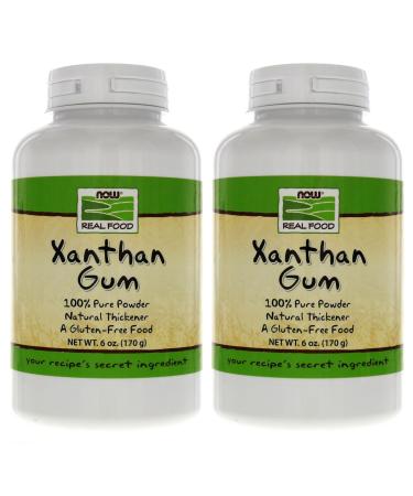 NOW Foods Xanthan Gum, 6 Ounce Bottle (Pack of 2)