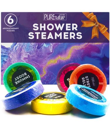 Aromatherapy Shower Steamers - Bath Bombs for Showers - Stress Relief and Relaxation Spa Gifts for Women and Mom Who Has Everything - Relaxing Tablets with Eucalyptus Lavender for Relaxation
