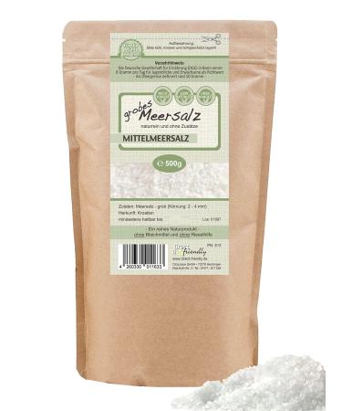 direct&friendly coarse sea salt from Croatia perfect for the salt mill (500 gr) 500 g (1 pack)