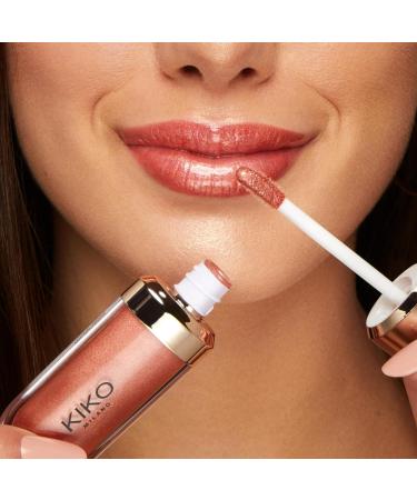 KIKO Milano Matte & Shiny Duo Liquid Lip Colour 01 - Enchanting Rosewood | Dual Finish Liquid Lipstick - Buy Online on SooperMarket.com