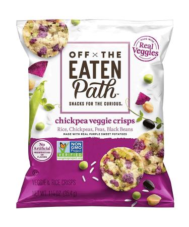 Off The Eaten Path Chickpea Veggie Crisps, 1.25 oz (Pack of 16)