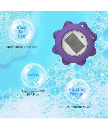 Digital Baby Bath Thermometer - Infant Safety Water Temperature Tester & Floating Toy with Intelligent Timing Measure Function - Buy Online on SooperMarket.com