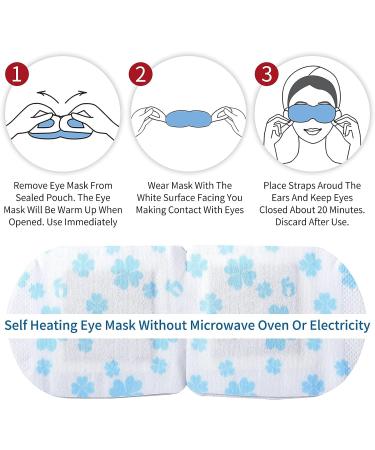 OcuNice Heated Eye Mask - 16 Pack for Dry Eyes, Dark Circles, Puffiness, and Stress Relief - Self Heating, Disposable, Unscented - Buy Online on SooperMarket.com