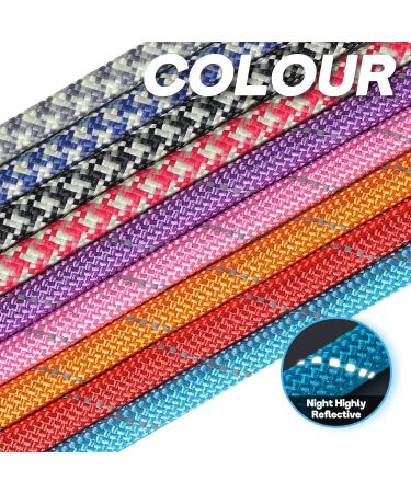 Durable 1.4cm x 150cm Pink Reflective Slip Lead Dog Leash | Adjustable Anti-Choking Training Rope for Small Medium Large Dogs and Cats | Grand Line Slip Lead - Buy Online on SooperMarket.com