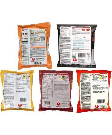 Nongshim Shin Ramyun Spicy Korean Ramen Assorted Noodle Case of 5 | Self Customised Pick Any 5 Flavours  - Buy Online on SooperMarket.com