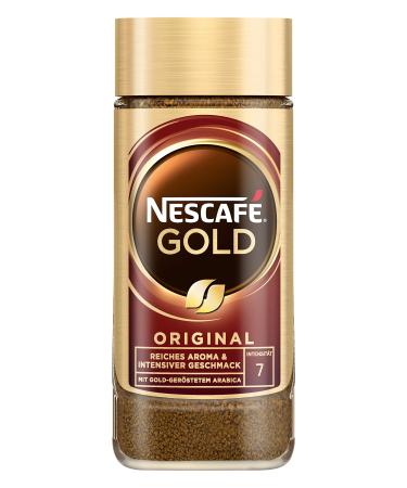 Nescaf Gold Original soluble bean coffee instant coffee from exquisite coffee beans caffeine-containing 1-pack (1 x 100g) Original 100 g (1 Pack)