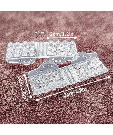 Clear Gel Toe Separators & Straightener for Hammer Toe & Overlapping Hallux Valgus - Correct Crooked Toes - Athletes Foot Pads (One Size) - Buy Online on SooperMarket.com