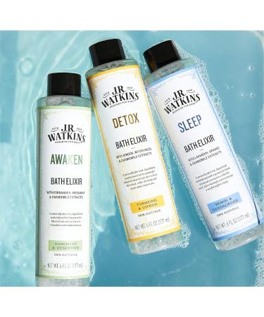 J.R. Watkins Sleep Bath Elixir Liquid Bath Soak Monoi & Sandalwood 6 oz (Pack of 2) - Buy Online on SooperMarket.com