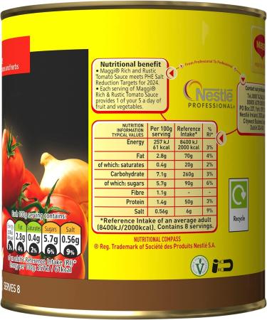 MAGGI Rich & Rustic Tomato Sauce 800g - Delicious and Authentic Flavor - Buy Online on SooperMarket.com