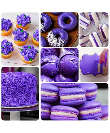 Shop Purple Food Color Gel - 100ml Concentrated Gel for Cakes Baking & DIY - Sugar-Free Ideal for Macarons Cookies & Easter Eggs - Buy Online on SooperMarket.com