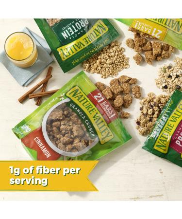 Nature Valley Cinnamon Granola Crunch 16 oz - Healthy Snack & Breakfast Option - Buy Online on SooperMarket.com
