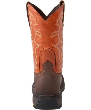 ARIAT Men's Workhog Wide Square Toe Work Boot 10 Dark Earth - Durable and Comfortable Work Boots - Buy Online on SooperMarket.com