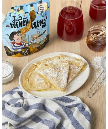 Farin'UP Non-GMO French Cr pes Mix - 21.16 oz - Makes 20 Crepes | Just Add Milk - Buy Online on SooperMarket.com