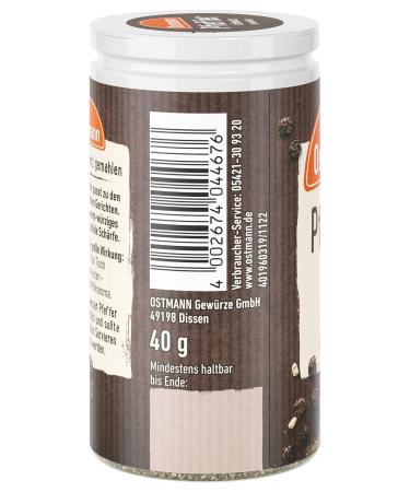 Buy Ostmann Black Pepper Ground 40g - Pack of 2 | Premium Quality | International Shipping - Buy Online on SooperMarket.com