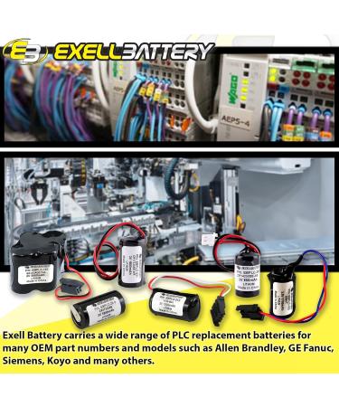 Buy 3V 1200mAh PLC Backup Battery for Allen Bradley 1745-B1 SLC-100 & More | International Shipping - Buy Online on SooperMarket.com