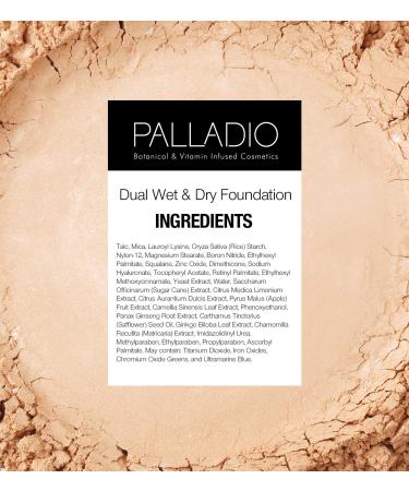 Palladio Dual Wet & Dry Foundation Refill Pan - Ivory Myrrh | Squalane Infused, Minimize Fine Lines, All Day Wear - Buy Online on SooperMarket.com