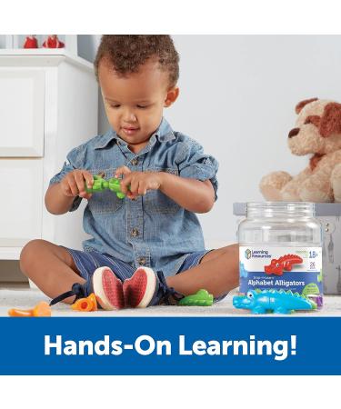 Buy Learning Resources Snap-n-Learn Alphabet Crocodiles - Fun Educational Toy for Kids | International Shipping Available - Buy Online on SooperMarket.com
