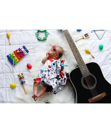 Baby Jack & Co 8x8 Music Lovey Tag Toy for Babies | Crinkle & Soft Baby Toy with Stroller Clip | Learn Shapes & Colors | BPA Free - Buy Online on SooperMarket.com