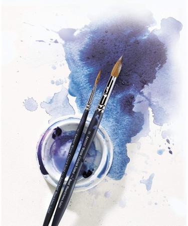 Winsor & Newton Professional Watercolor Sable Brush - Round #1 - Black - Buy Online on SooperMarket.com