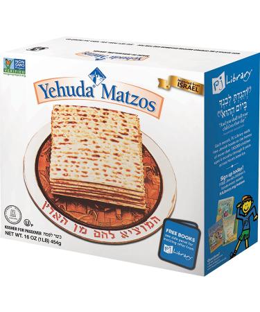 Yehuda Passover Matzos 5-Pack | 1 lb Resealable Stay-Fresh Pouch | Kosher for Passover - Buy Online on SooperMarket.com