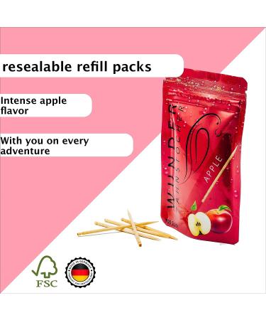 Wonder Toothpick Refill Pack - 7 Refreshing Flavored Toothpicks (Apple) - Buy Online on SooperMarket.com