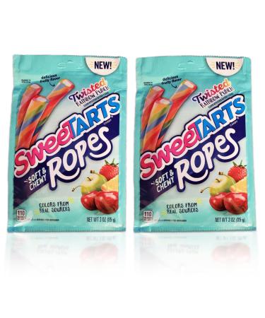 SweeTarts Ropes, twisted rainbow punch (2 packs)