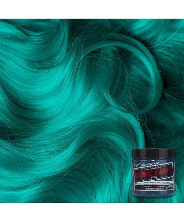 MANIC PANIC Siren's Song Neon Blue-Green Hair Dye 4oz - Vegan & PPD Free - Buy Online on SooperMarket.com