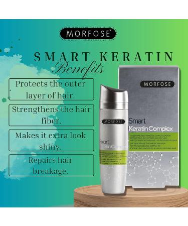 Morfose Keratin Hair Treatment Oil for Curly Frizzy Hair - Lock in Moisture, Restore Shine, Prevent Split Ends - 100ml - Buy Online on SooperMarket.com