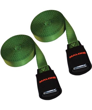 Malone Auto Racks Malone 15' Load Strap 2 Pack Green 15 - feet