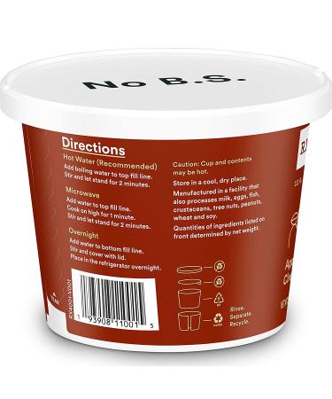 RXBAR Oatmeal Cup - Apple Cinnamon Flavor | 2.18 Oz | Healthy Breakfast Option - Buy Online on SooperMarket.com
