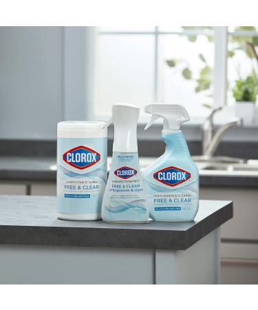 Clorox Free & Clear Disinfecting Mist - 14 Fl Oz Spray Bottle & Refill | International Shipping Available - Buy Online on SooperMarket.com