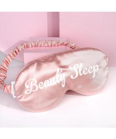 Buy Pink Satin Sleep Mask - One Size | Luxury Sleep Accessories for Restful Nights - Buy Online on SooperMarket.com