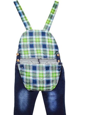 KIDSCOOL SPACE Baby Denim Overalls | 3D Cute Cartoon Knitted Jean Dungarees | Blue-6032 | 2-3 Years - Buy Online on SooperMarket.com