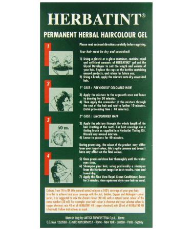 Herbatint 8N Light Blonde Permanent Herbal Hair Color Gel - 135 ml - Buy Online on SooperMarket.com